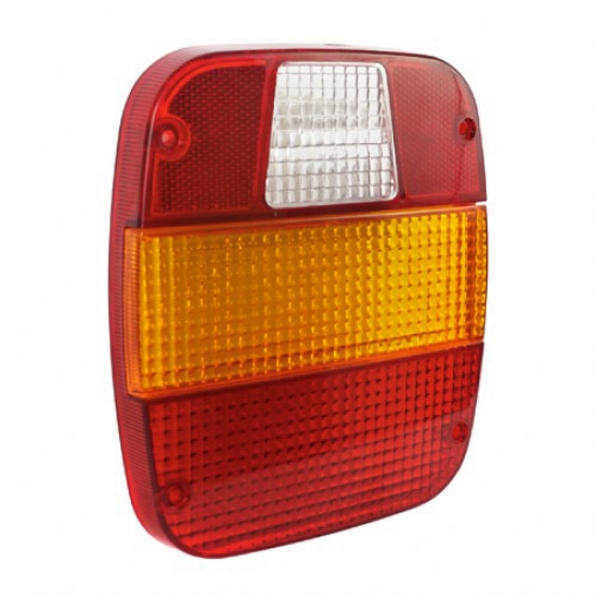 PAR LENTE LANTERNA TRASEIRA MARMITAO CAMINHAO VW FORD TRICOLOR (CX.T12945223A-**