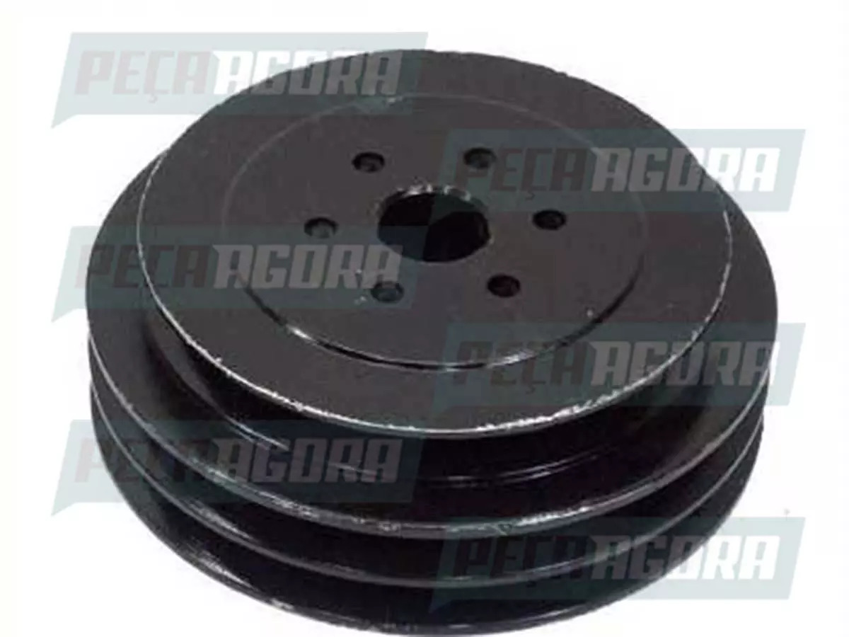 POLIA B'AGUA 3 CANAL ALUMINIO MB MERCEDES BENZ 1714 1721 L912 L914 1718 1214 141