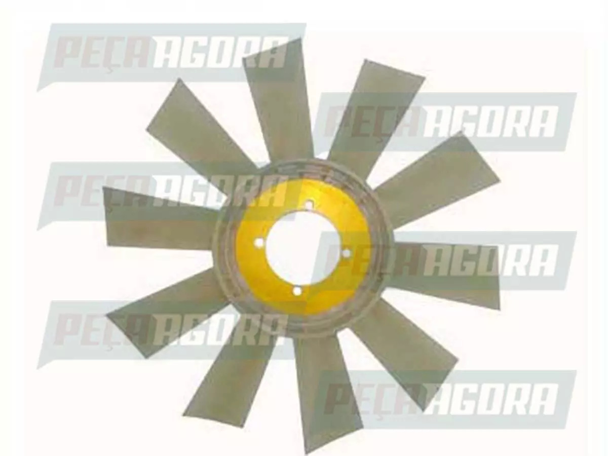 HELICE 10 PAS NYLON SEM VISCO MB MERCEDES BENZ OM364LA LO LN 710PLUS 712 810 812