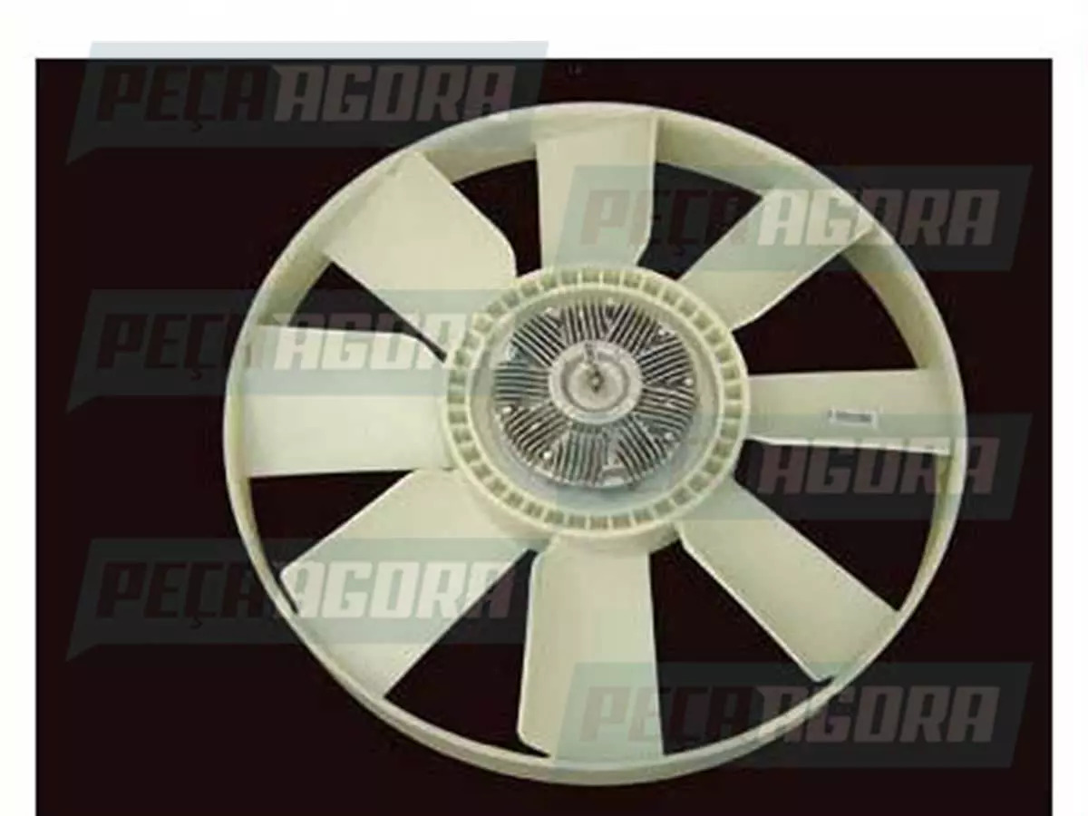 VENTILADOR VISCO COMPLETO 8 PAS PLASTICO MB MERCEDES BENZ 1620 1418R 1720 OM366L