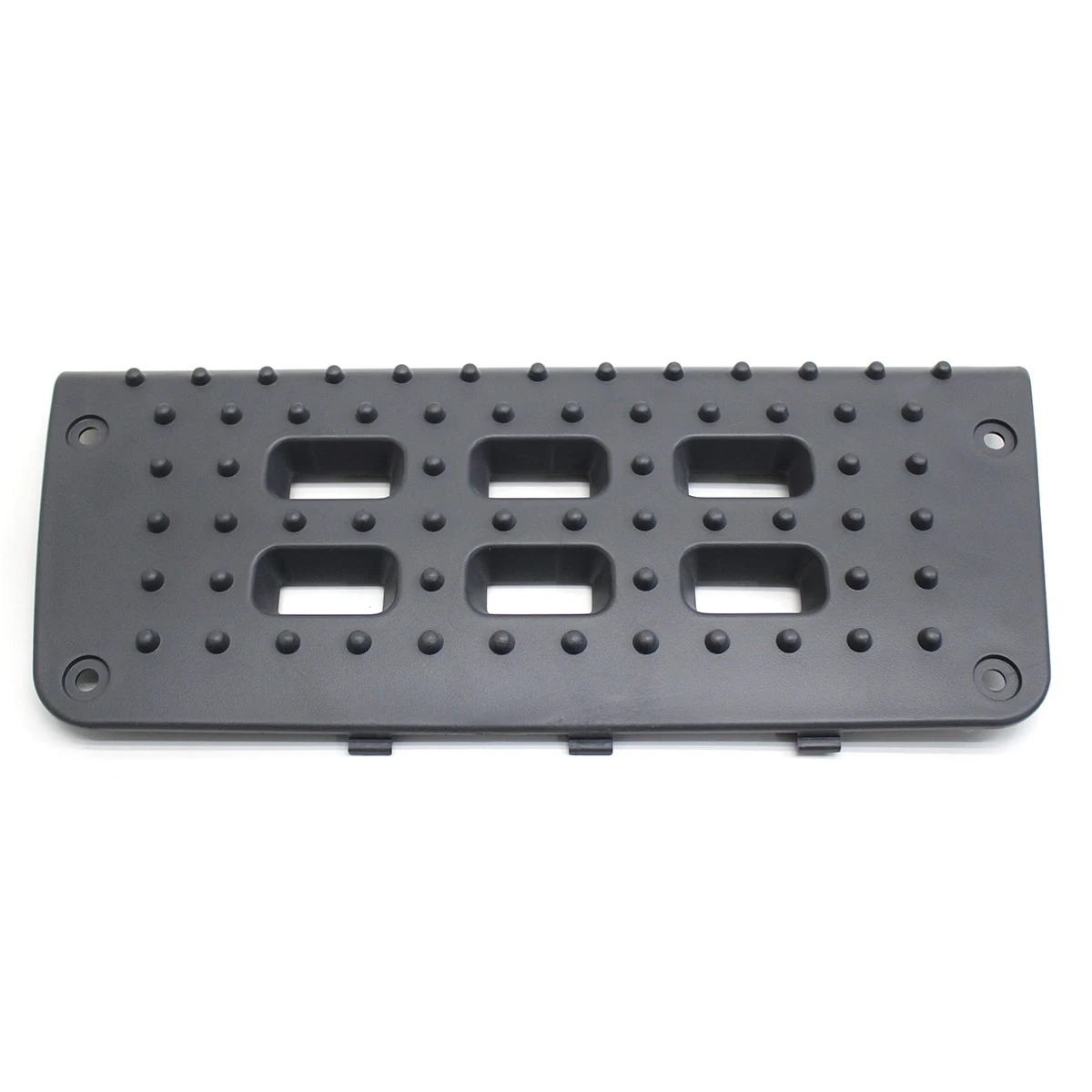 TAPETE CENTRAL ESTRIBO TRIPLO LD VW CONSTELLATION (6 FUROS) (CINZA) (2T28216864M
