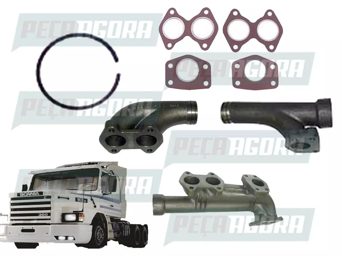 KIT COMPLETO ESCAPE PARA SCANIA 113 (KITESCAPE113)