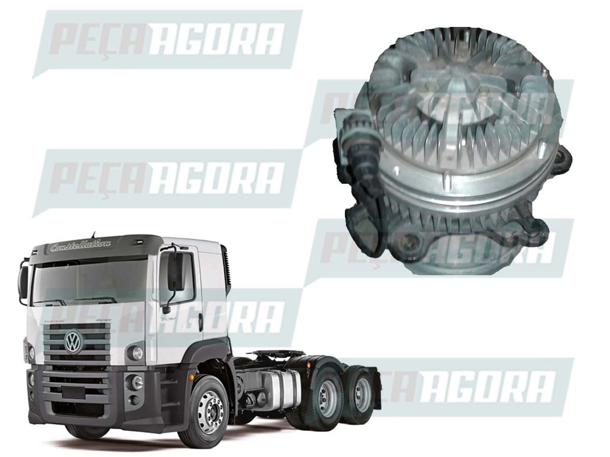 ACOPLAMENTO ELETROMAGNETICO EMBREAGEM VISCOSA HELICE MWM NGD 370 GH VW 19.370 25