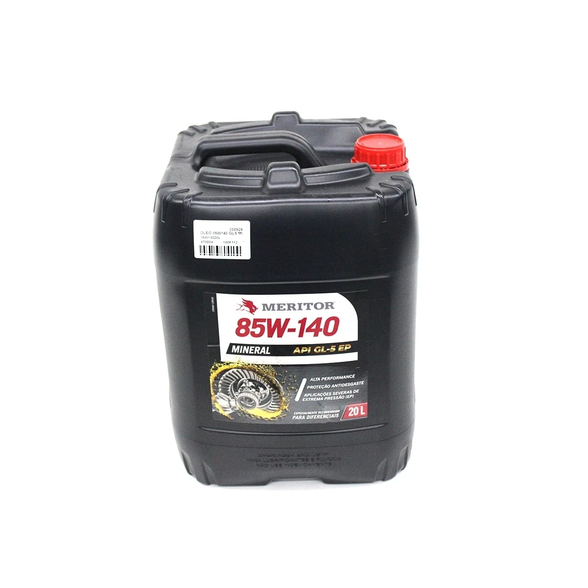 OLEO DIFERENCIAL 85W140 (20 LITROS) API GL5 TODOS COM DIFERENCIAL MERITOR (85W14