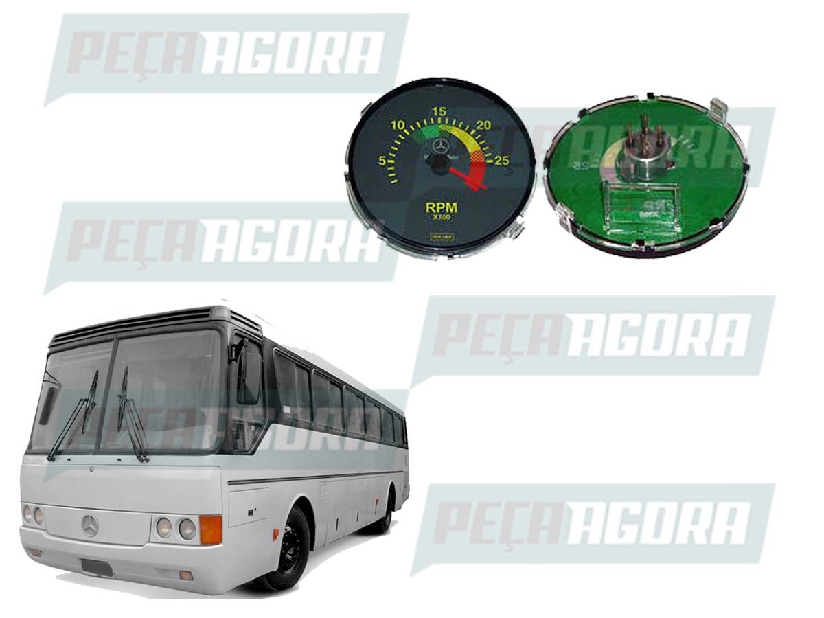 CONTAGIRO TACOMETRO 2500RPM 12V MB O400 100 MM    (3505427116)