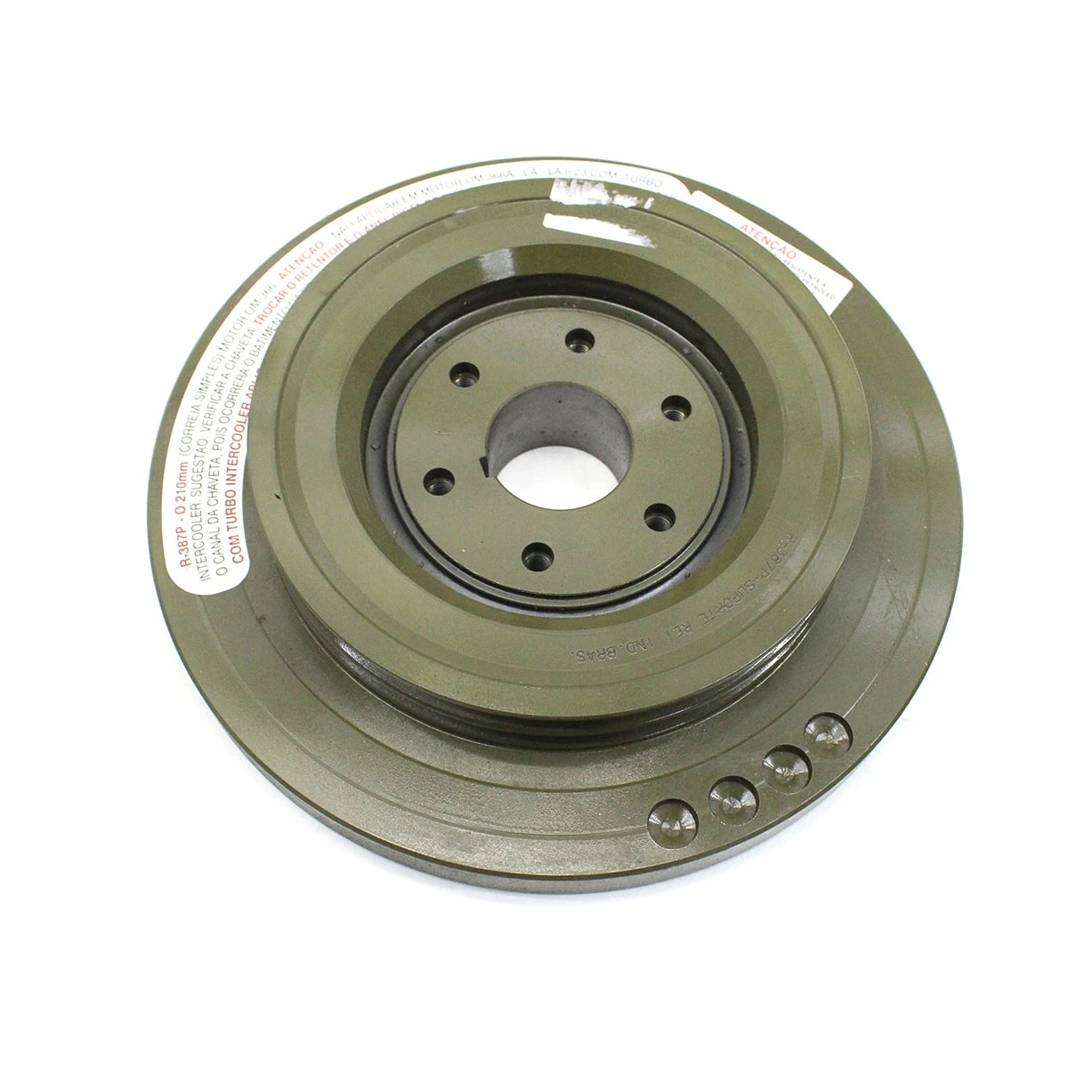 POLIA DUPLA (2 CANAIS) ANTIVIBRADORA VIRABREQUIM MB 1214/1418/1618/2318 MOTO... 