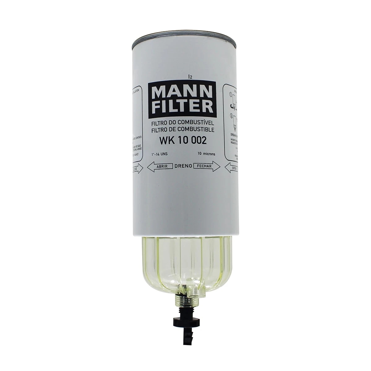 FILTRO DIESEL/RACOR SEPARADOR DAGUA VW (COM COPO FIXO) (ROSCA 1-14) (FCD301251-R