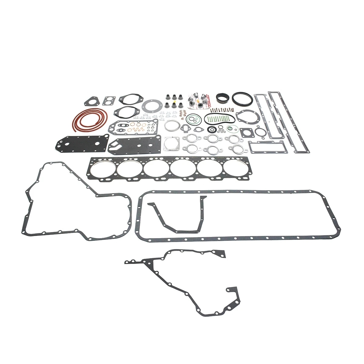 JOGO JUNTAS COMPLETO MOTOR CUMMINS SERIE C 8.3 (COM RETENTORES SEM ANEL ORING CA