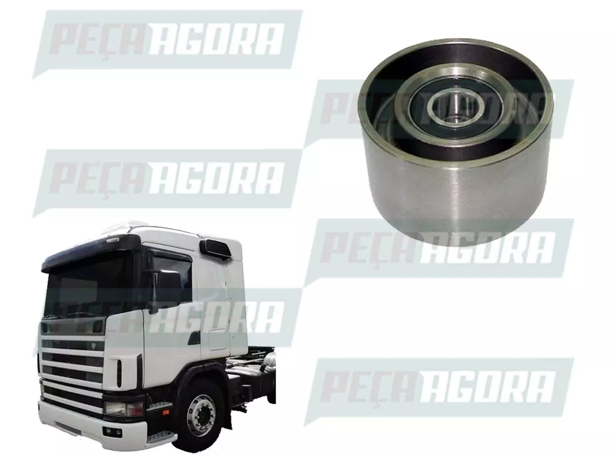 POLIA ACO TENSOR CORREIA LISA PARA SCANIA K113 K124 R114 G114 R124 G124 K94  (13