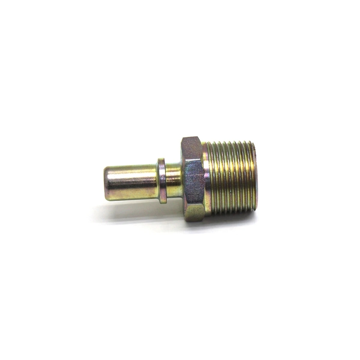 CONEXAO RETA LISA 3/4 NPT (PARA TUBO/MANGUEIRA 1/2 = 12,7MM) (FURO INTERNO M10) 