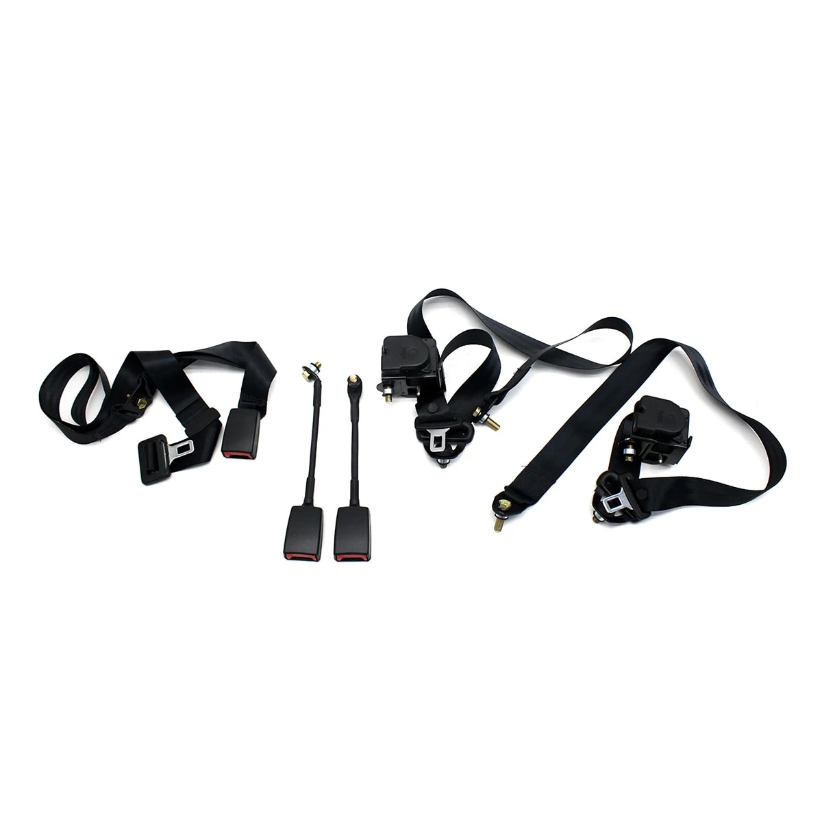 JOGO CINTO SEGURANCA FORD/VW (3 PONTOS RETRATIL) (PRETO) (6C45E61200BB-CO001PT-2