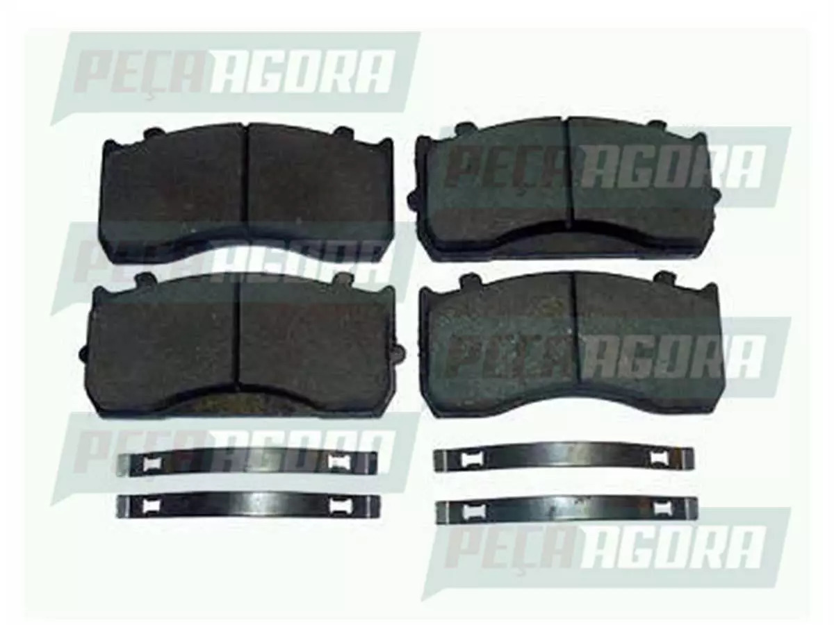 PASTILHA FREIO DIANTEIRO TRASEIRO C FURO CENTRO MB ACCELO 815 915C 1016 - 2003 A