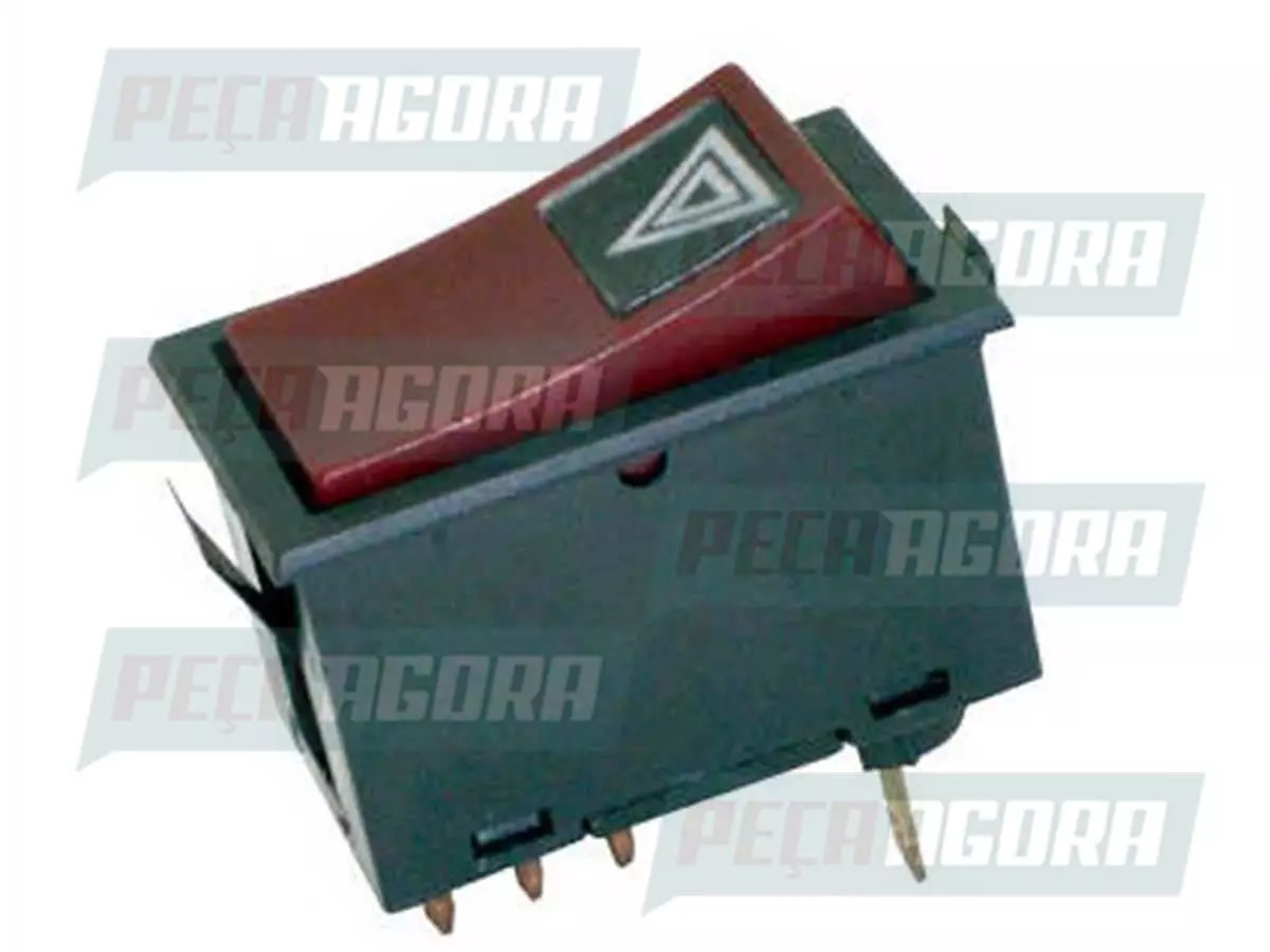 INTERRUPTOR TECLA PISCA ALERTA VOLVO ONIBUS CAMINHAO VOLVO  (1578700,)