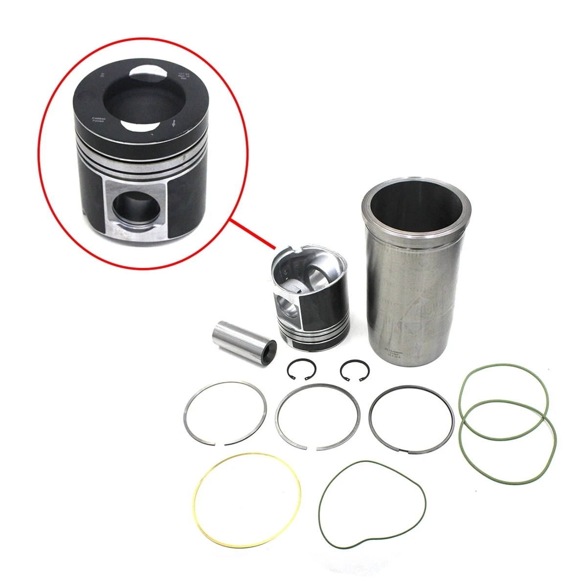 KIT PISTAO/CAMISA/ANEL/ANEL CAMISA/CALCO TOMBAK MB MOTOR OM449LA/... (91467960-A