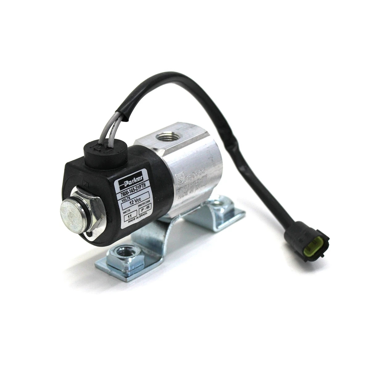 VALVULA SOLENOIDE 12V VW (ROSCA 1/4 NPT) (CONECTOR RETANGULAR) (2 F... (2TD90101
