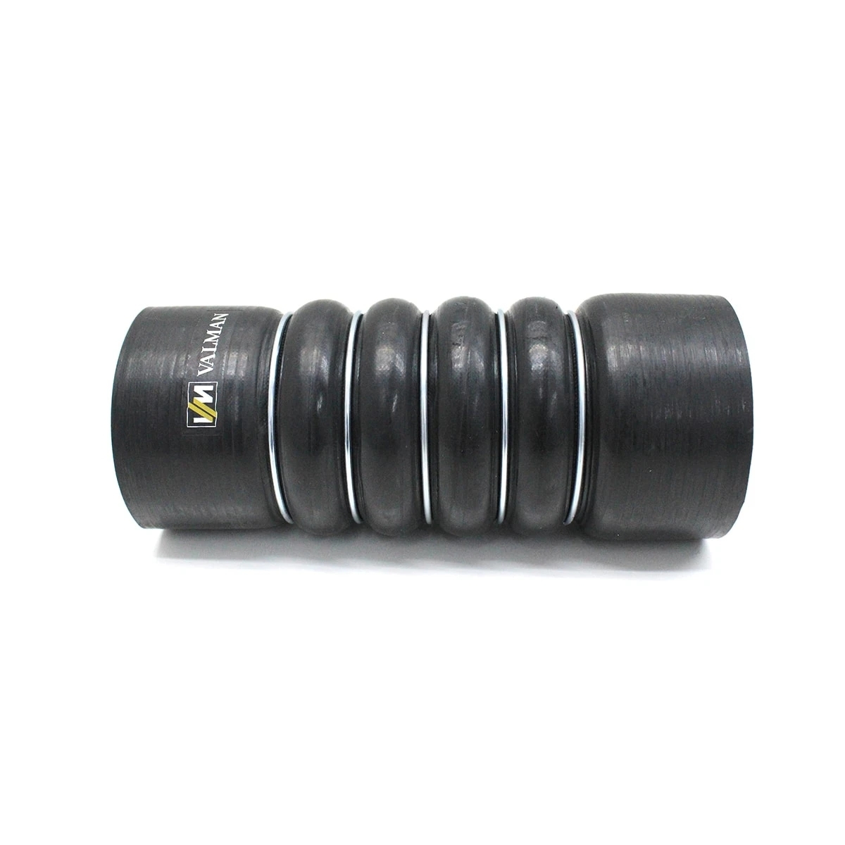 MANGUEIRA INTERCOOLER 80X85X220MM MB 1618/1620/1621 MOTOR OM366LA PRETA 5 ANE...
