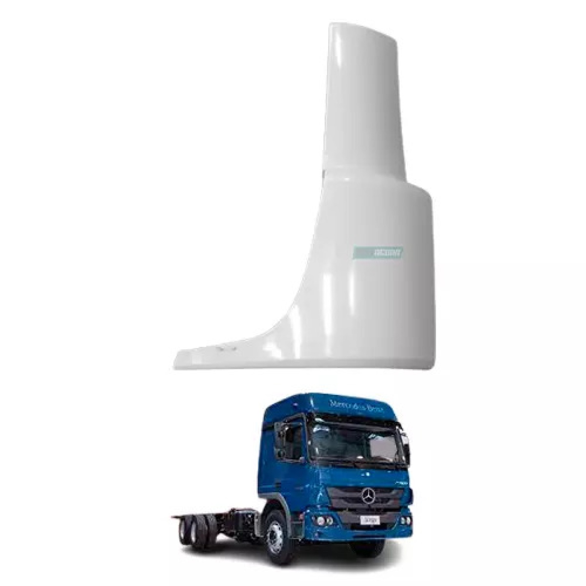 DEFLETOR LATERAL EXTERNO CABINE LD MB ATEGO (9588840322...-)