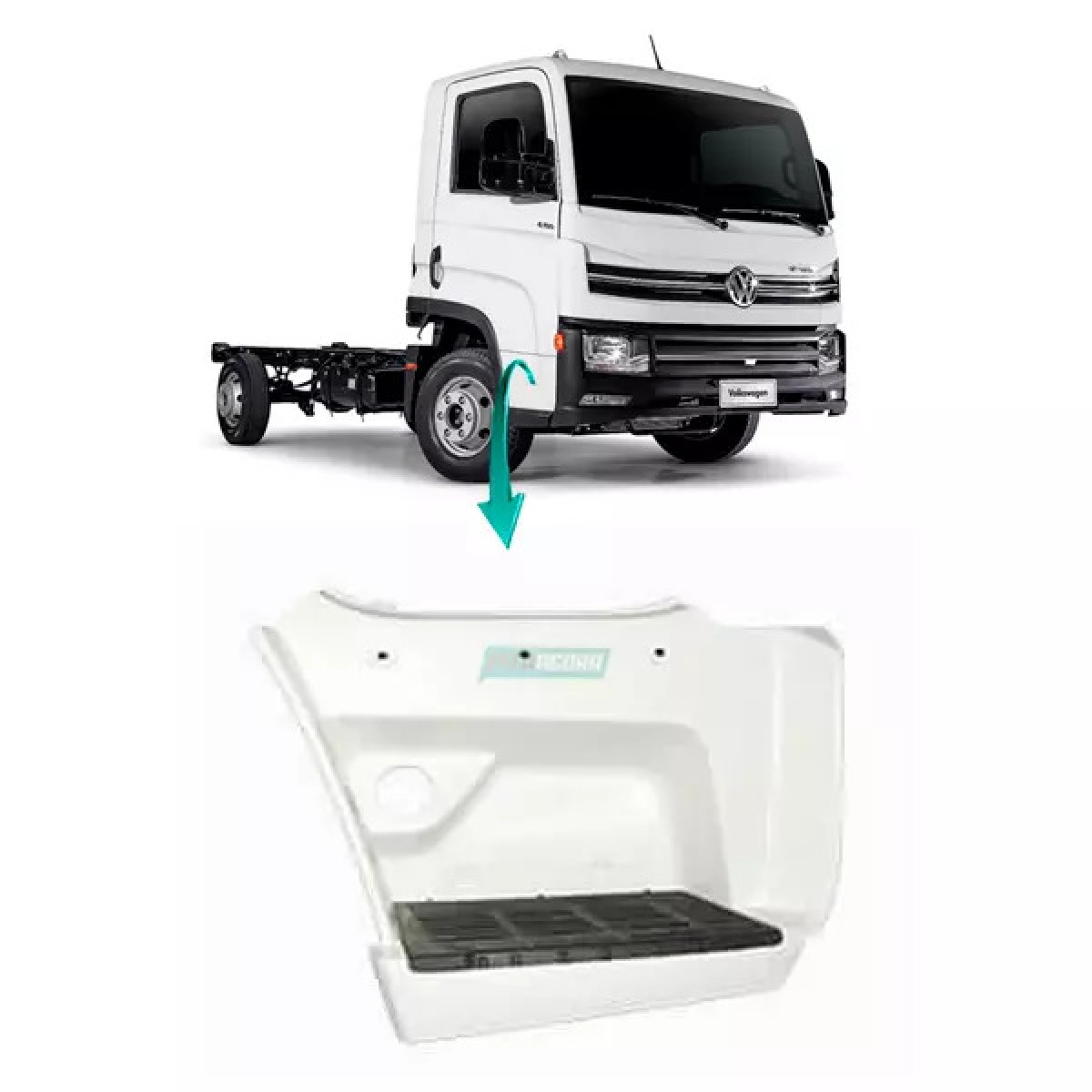 ESTRIBO LD VOLKSWAGEN 4-150  6-160 9-170 11-180 13-180 NOVO DELIVERY (23B8547509