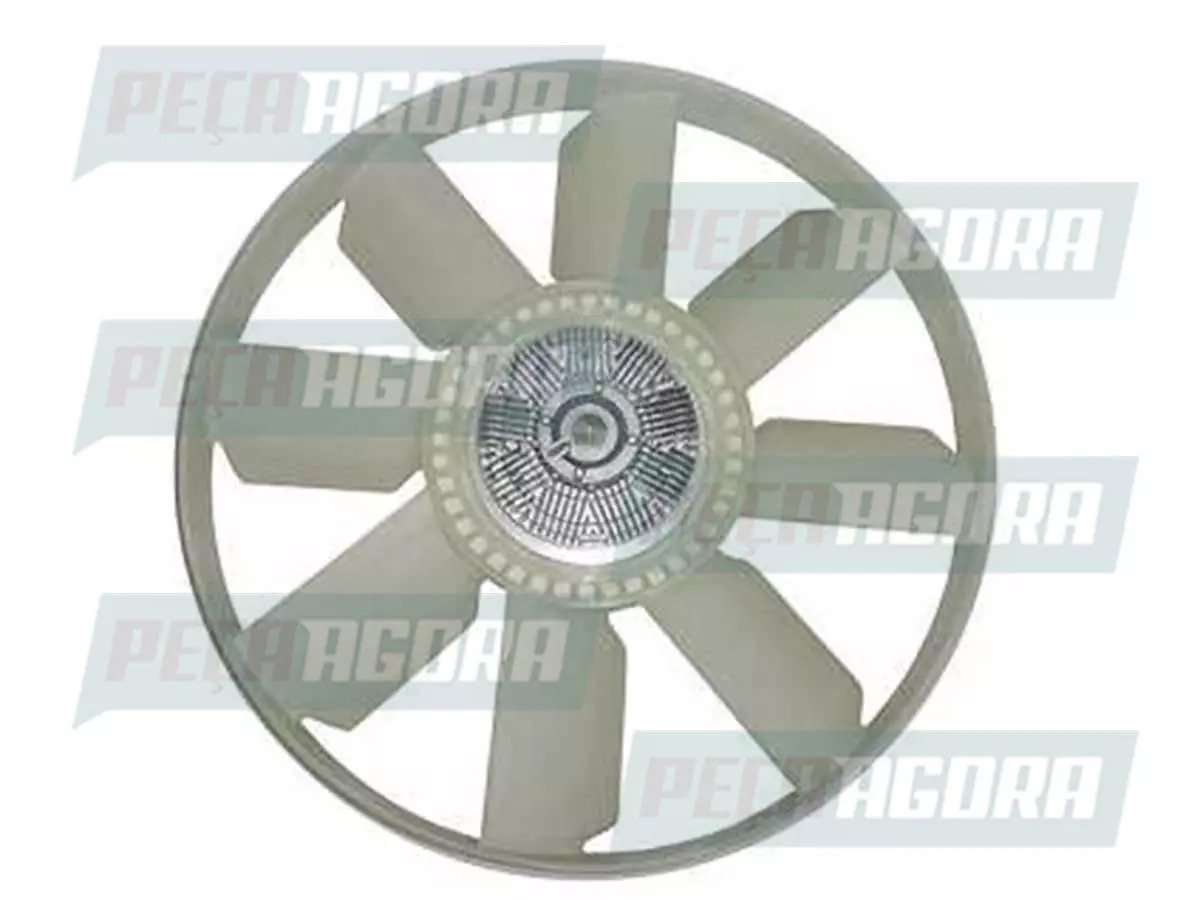 VENTILADOR VISCO COMPLETO 8 PAS PLASTICO MB MERCEDES BENZ 1620 1418R 1720 OM366L