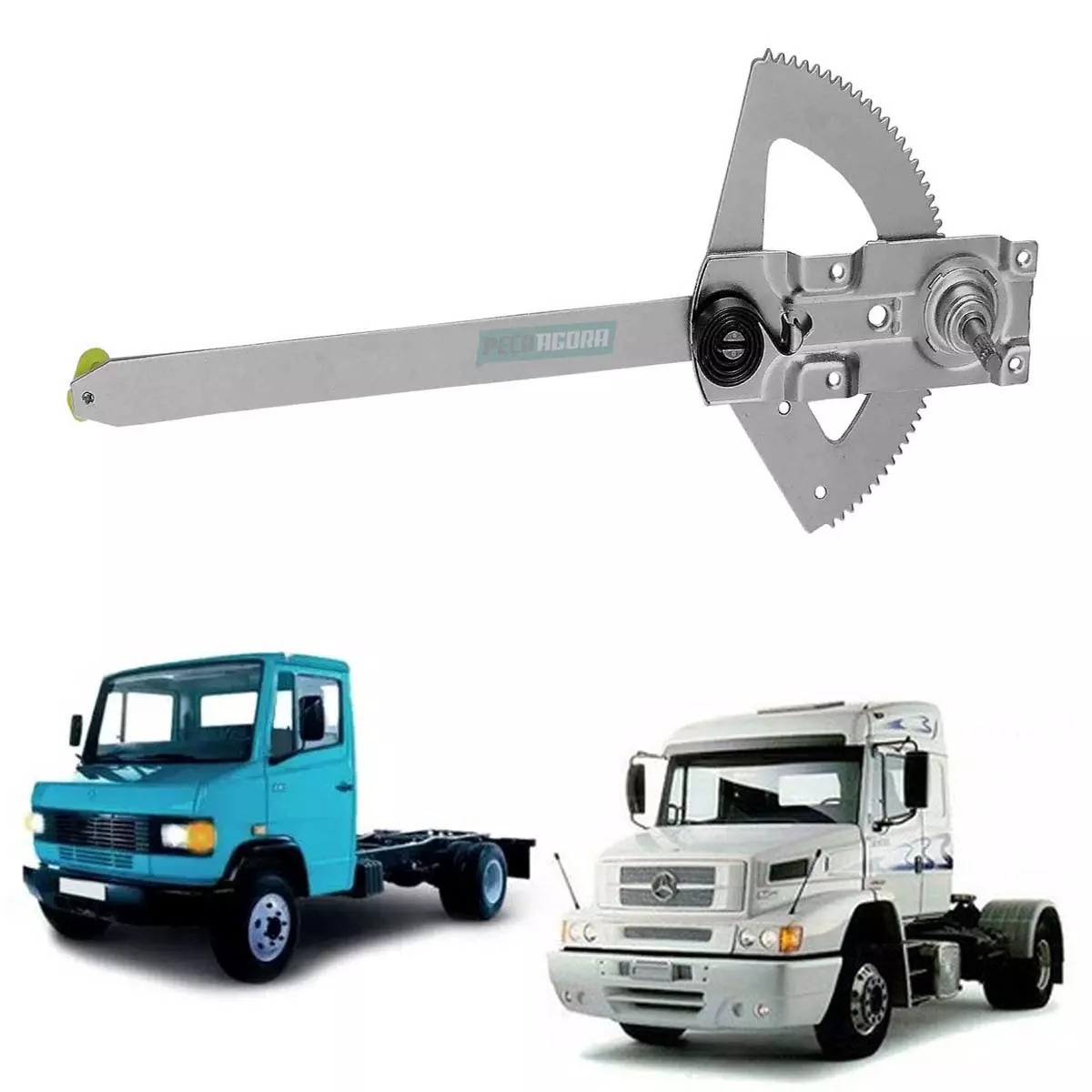 PAR MAQUINA VIDRO MANUAL MB 709 1935 L1218 L1418 LS1938 2001 EM DIANTE ESQUERDO 