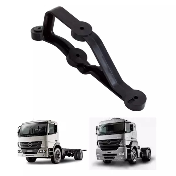 PAR SUPORTE QUEBRA SOL MB ATEGO AXOR 2013... TETO BAIXO - PLASTICO INJETADO ESQU