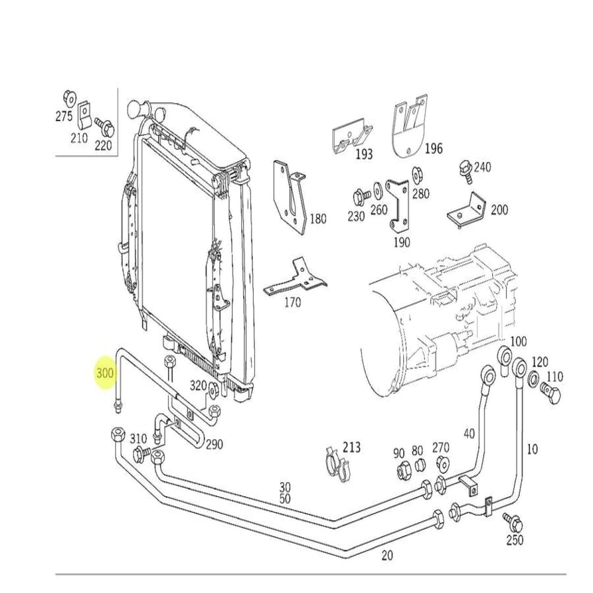 MANGUEIRA REFRIGERACAO DE OLEO MERCEDES-BENZ ACCELO 817 2023 | TODAS AS VERSOES 