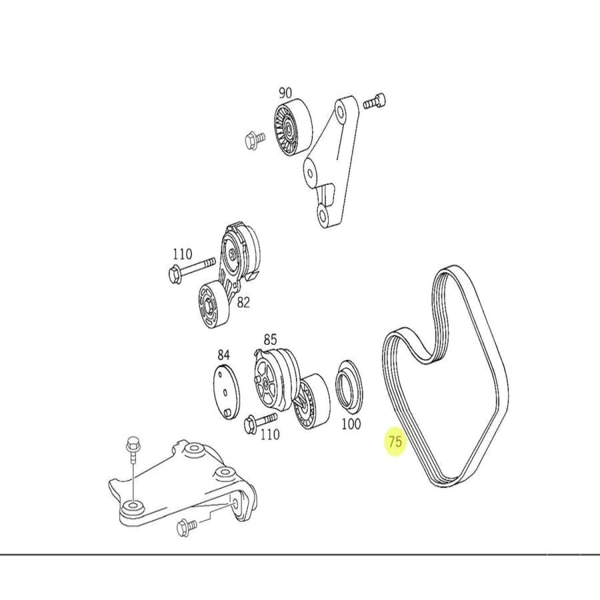 CORREIA DE DISTRIBUICAO MOTOR OM457 MERCEDES-BENZ ACCELO 1316 2021 | TODAS AS VE