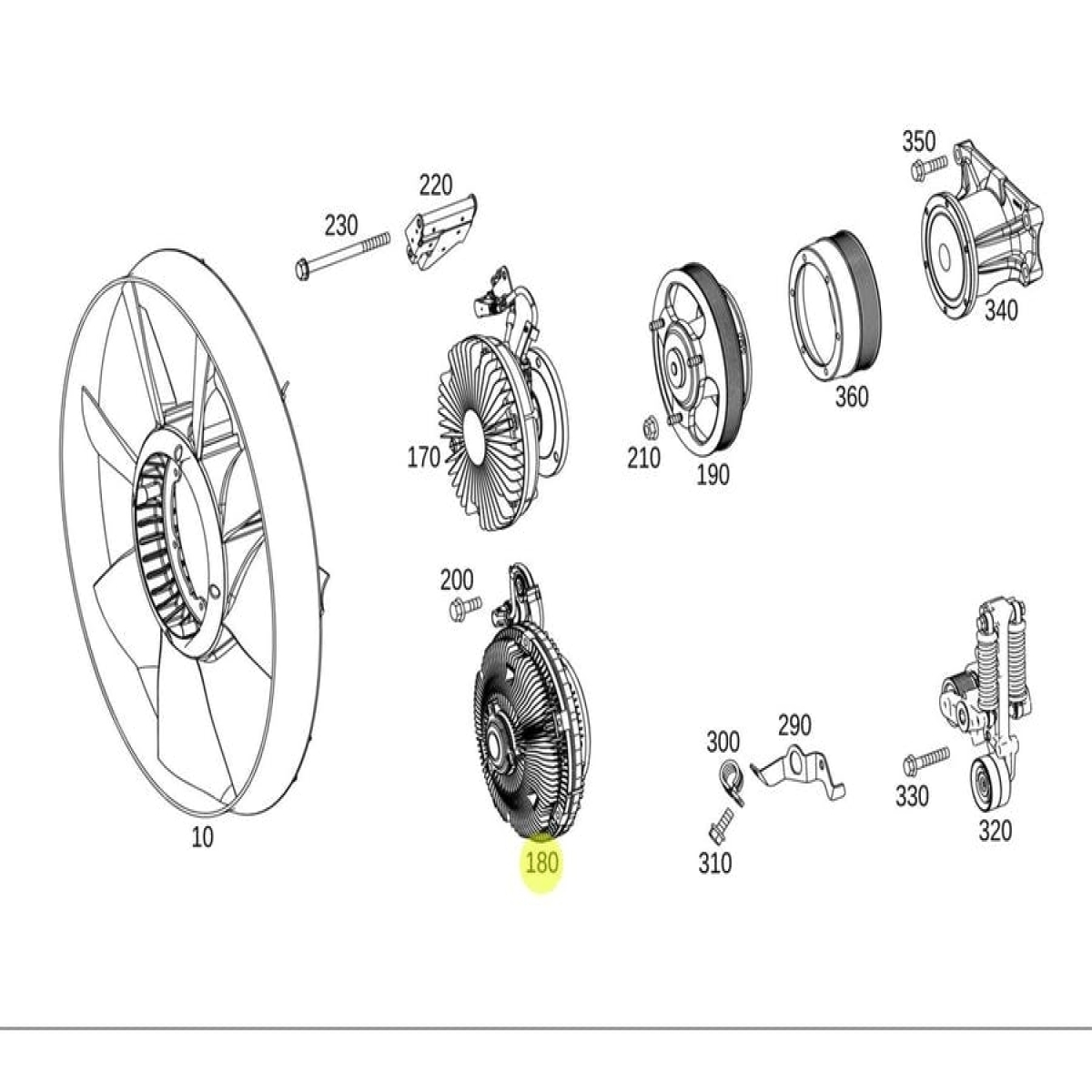 EMBREAGEM MERCEDES-BENZ ACTROS 2045 LS 2020 | DISTÂNCIA ENTRE EIXOS 3600 MM - M