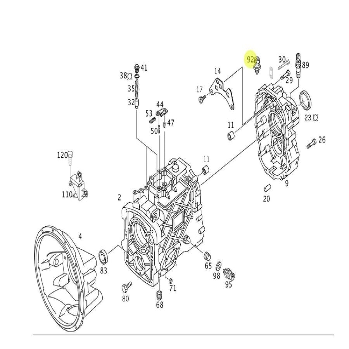 INTERRUPTOR DE NEUTRO MERCEDES-BENZ ACCELO 1016 2020 | TODAS AS VERSOES - MERCED