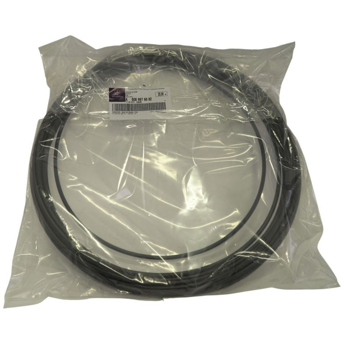CAIXA 25 TUBO NYLON 6 X 4 FREIO MB MERCEDES BENZ TODOS (CX.89976082**25)
