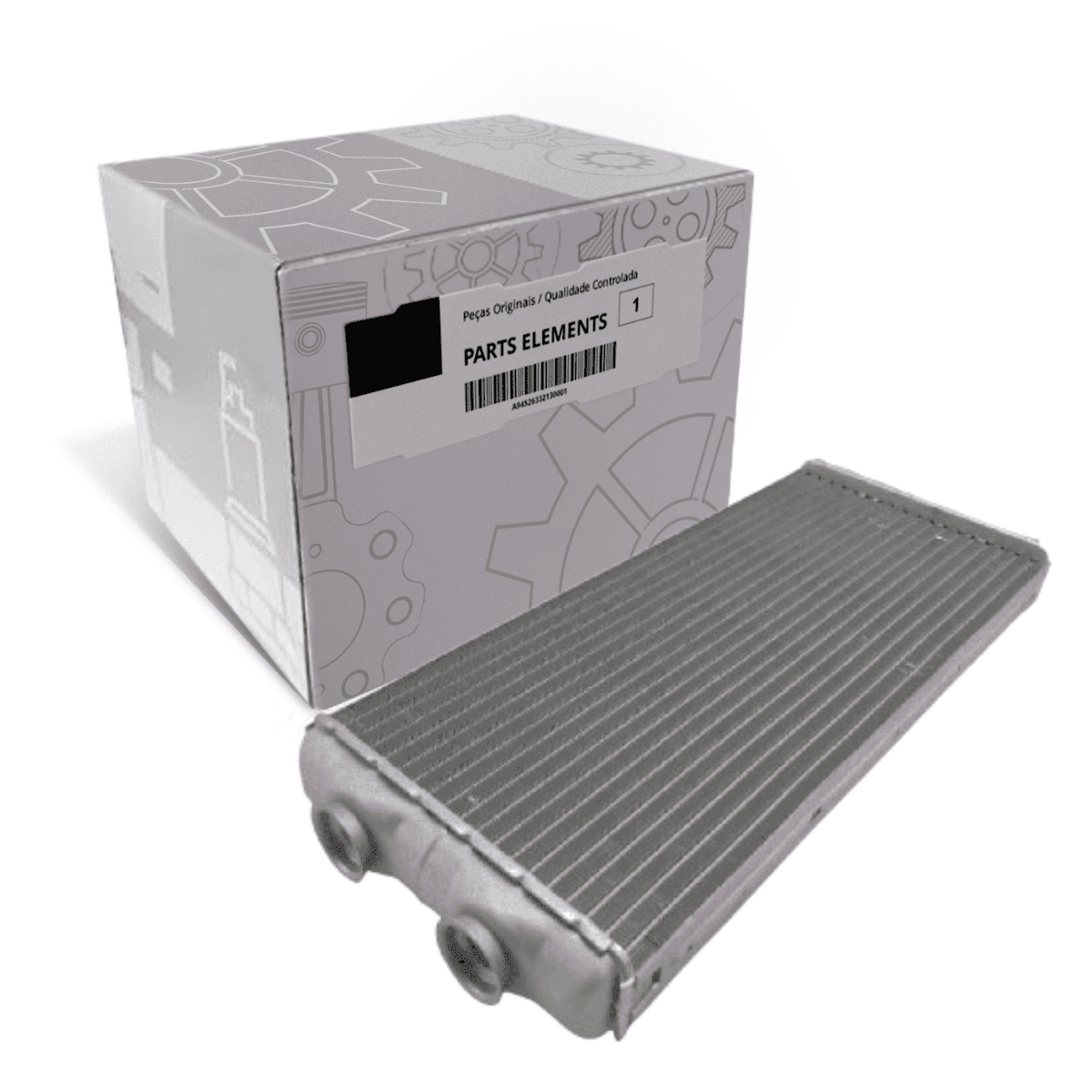 TROCADOR DE CALOR DE ALUMÍNIO MB ATEGO / AXOR / ACTROS / 2423 (00083034200064)