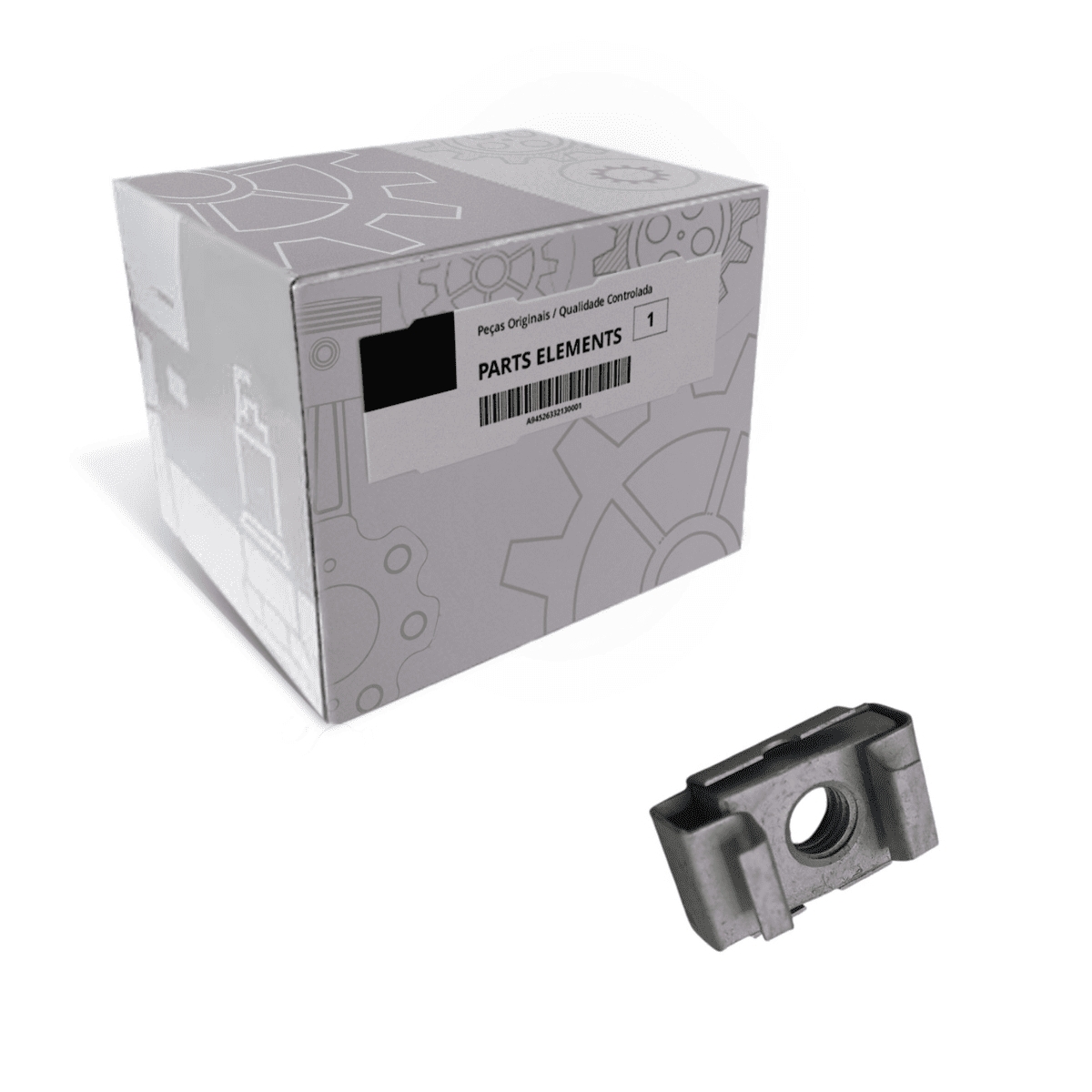 PORCA DE GAIOLA TRAVA 8MM DO ESTRIBO MB ACTROS (0019903156)