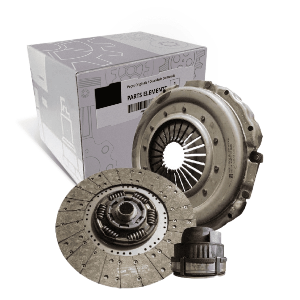 KIT EMBREAGEM 395MM MB 1620 ELETRÔNICO / MB ATEGO C/ CÂMBIO G85 - SACHS (02425