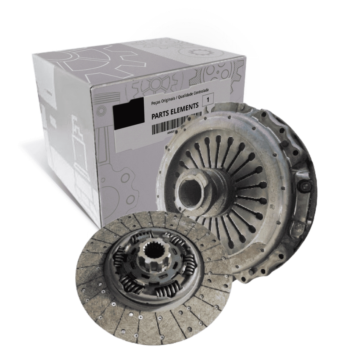 KIT DE EMBREAGEM A SECO DE DOIS DISCOS - SACHS (0272501601/)