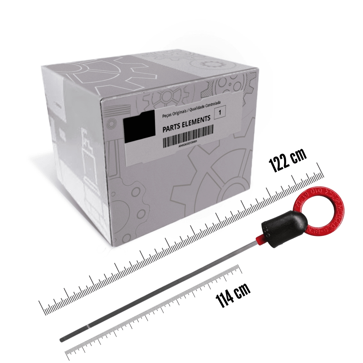 VARETA MEDIDORA NÍVEL DE ÓLEO MOTOR MB 1113 / MB 1114 / MB 1313 / MB 1316 (344
