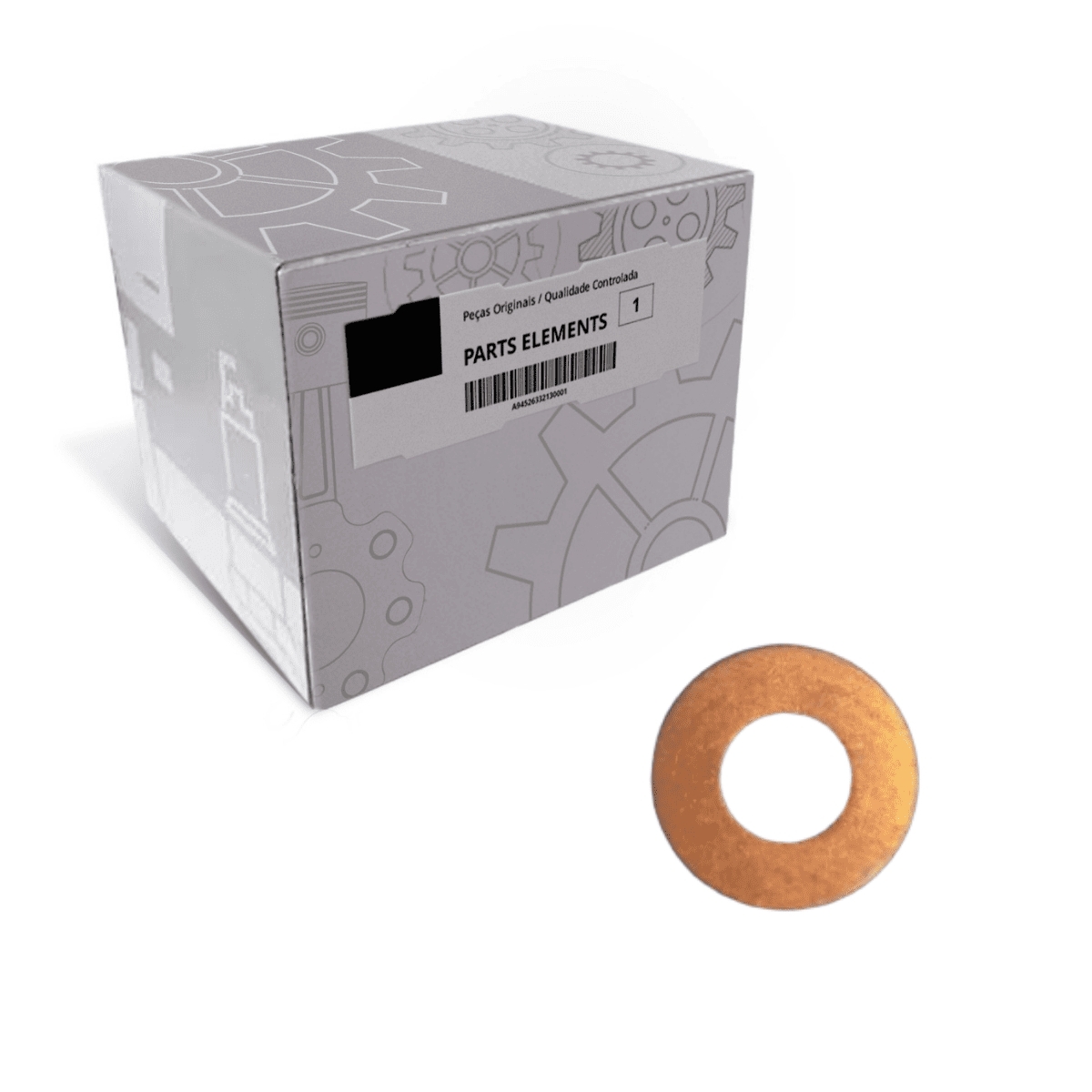 ANEL DE VEDAÇÃO COBRE DO BICO INJETOR 0,5MM - MB 1620 / 1634 (3460170160/)