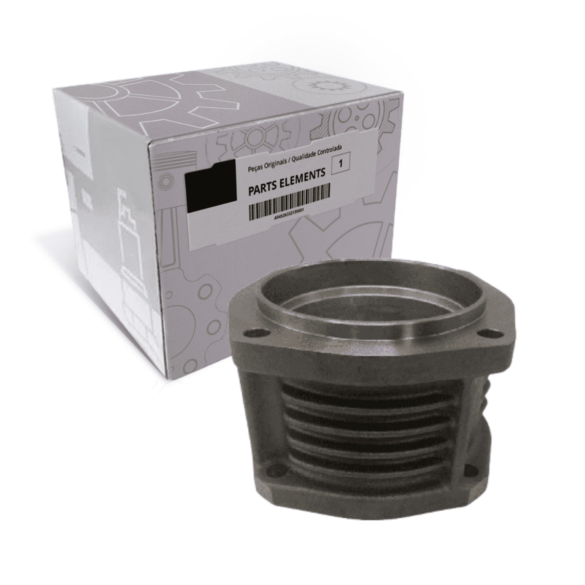 CONJUNTO COMPLETO CAMISA DO CILINDRO, PISTÃO E TRAVAS DO COMPRESSOR DE AR - M