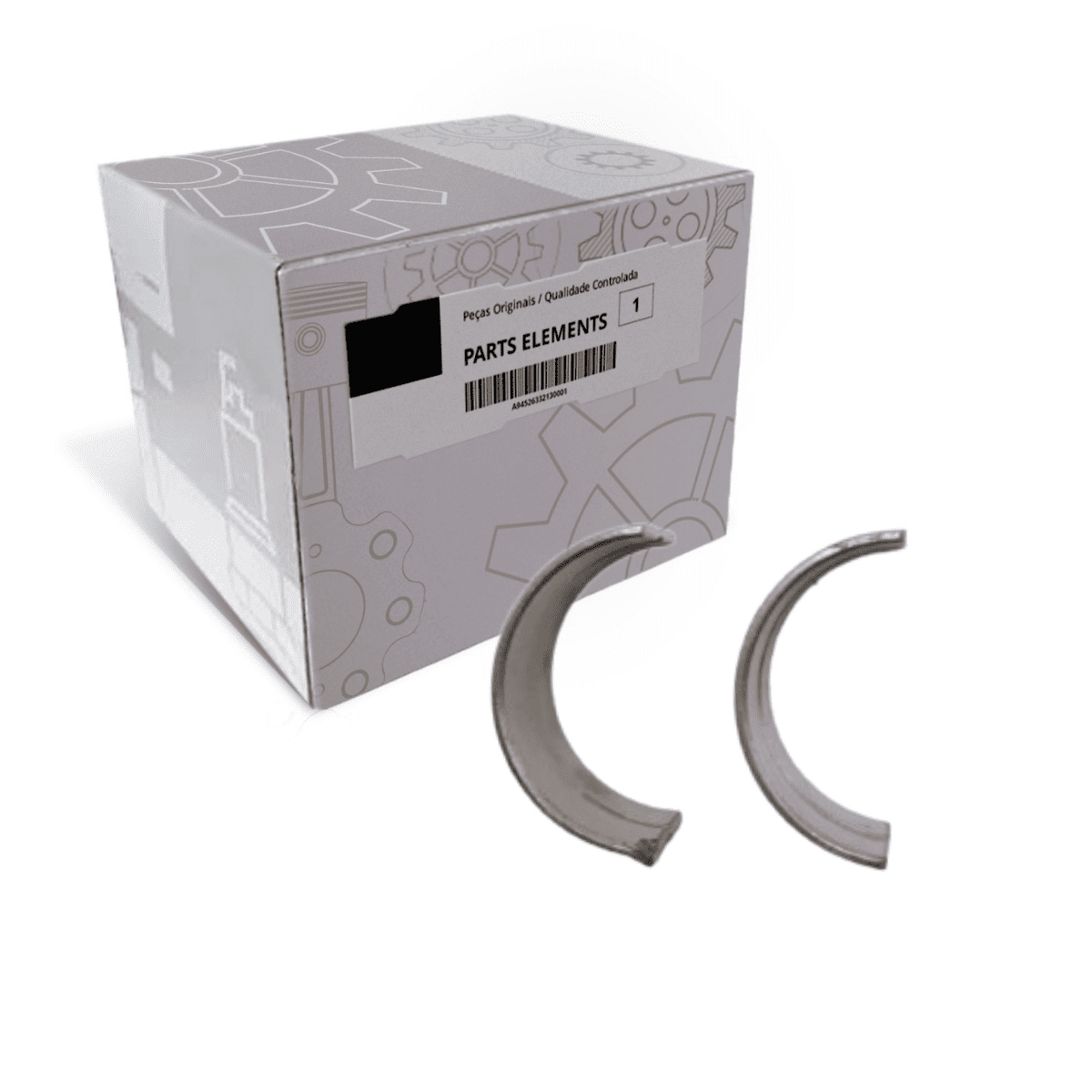 JOGO DE CASQUILHO DA BIELA DO COMPRESSOR DE AR MB 710 (3521312533.)
