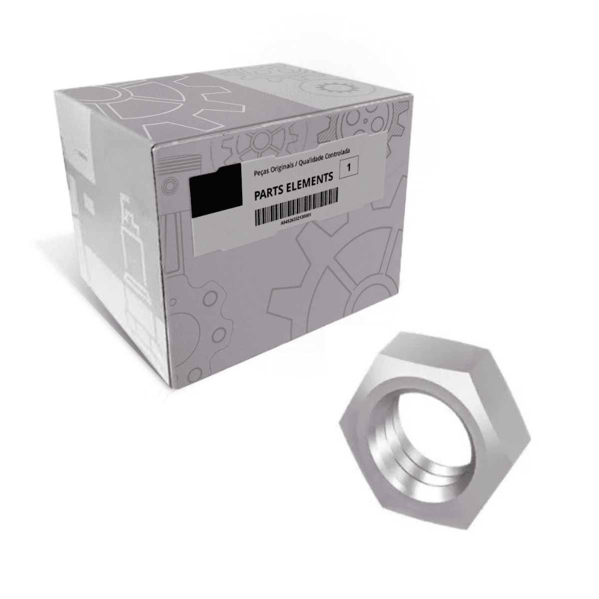 PORCA SEXTAVADA MB ATEGO / AXOR / ATRON / ACTROS / 1620 / 2726 (3769907051)