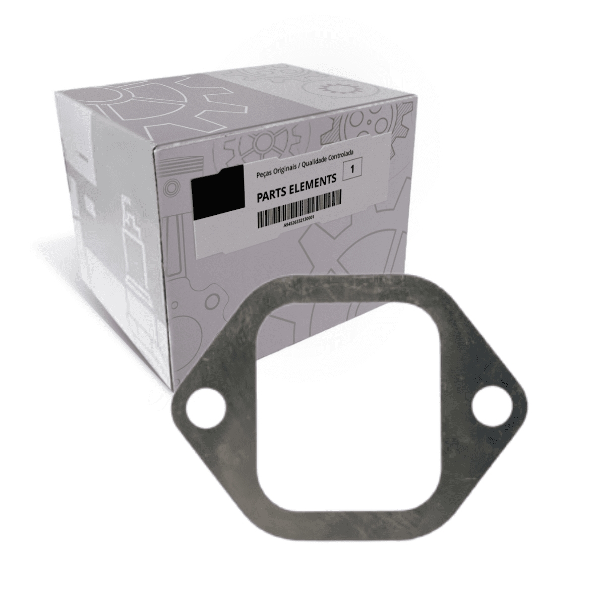 CAIXA JUNTA COLETOR ESCAPAMENTO ESCAPE MERCEDES O 447/ O 449 (CX.4031420380**6)