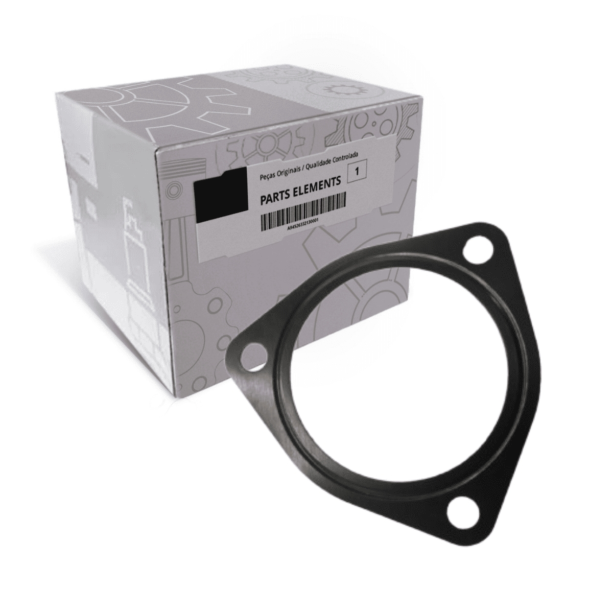 JUNTA METALICA DA BOMBA DE ALIMENTACAO 0,4MM MB AXOR / ACTROS / 1634 /  1934 /