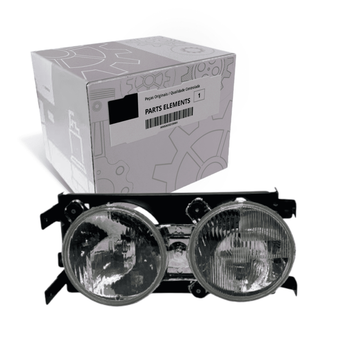 FAROL LADO ESQUERDO MB 1218 / 1318 / 1319 / 1620 / 1622 / 1634 / 1635 / 2324 / 