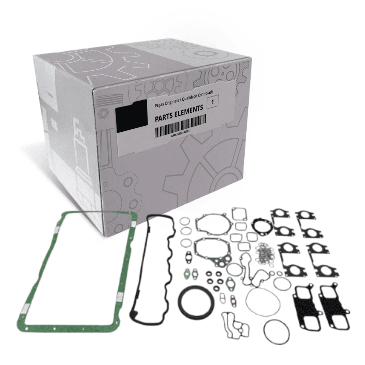 JOGO DE JUNTAS DO MOTOR OM904 / OM924 MB ACCELO / ATEGO / 1519 / 1718 / 1721 / 