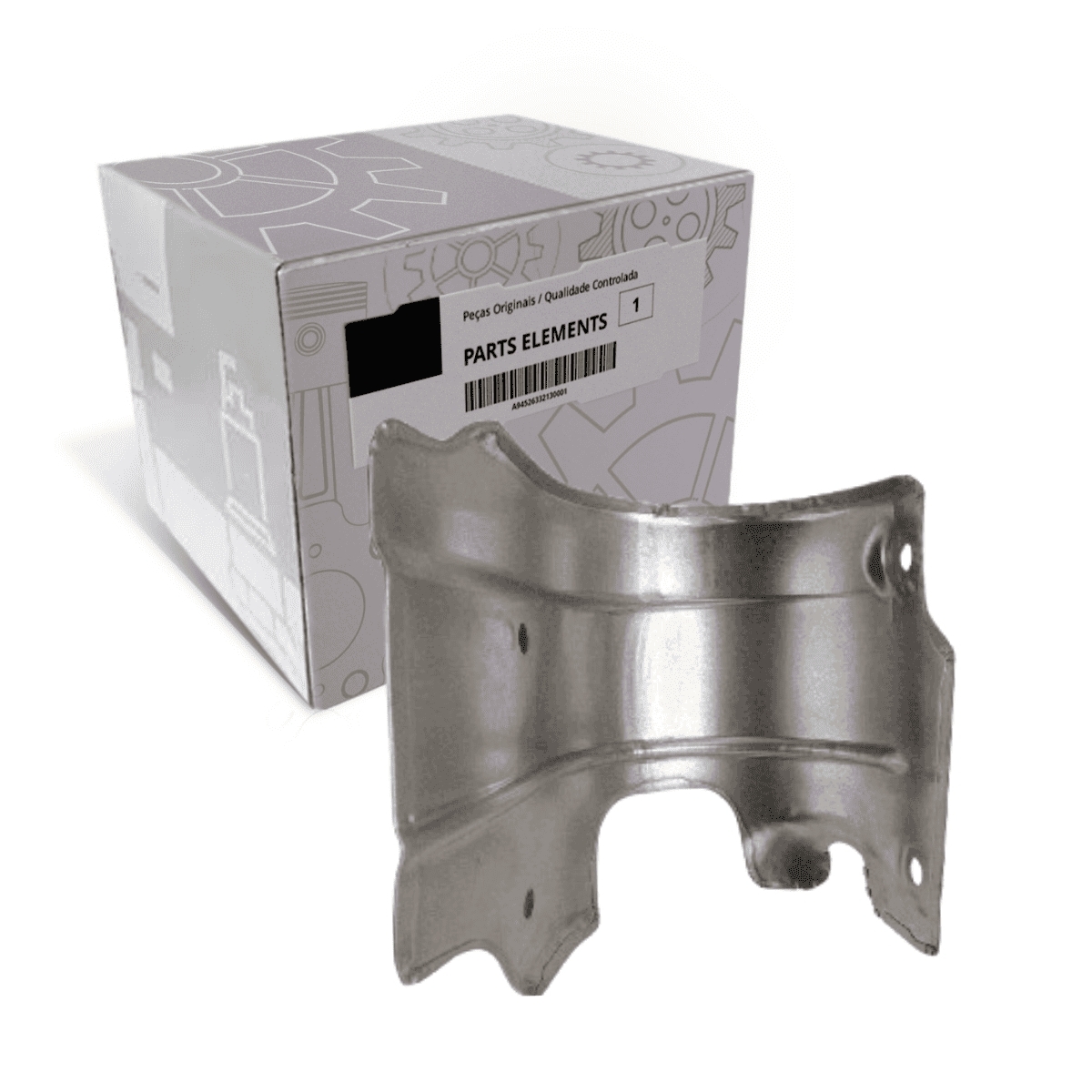 CHAPA DEFLETORA MB ACCELO / ATEGO / 1318 / 1718 (9040960968)