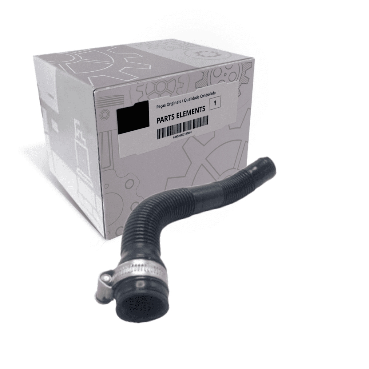 TUBO DE SUSPIRO DO COMPRESSOR DE AR MB ATEGO / 2423 (9061301357.)