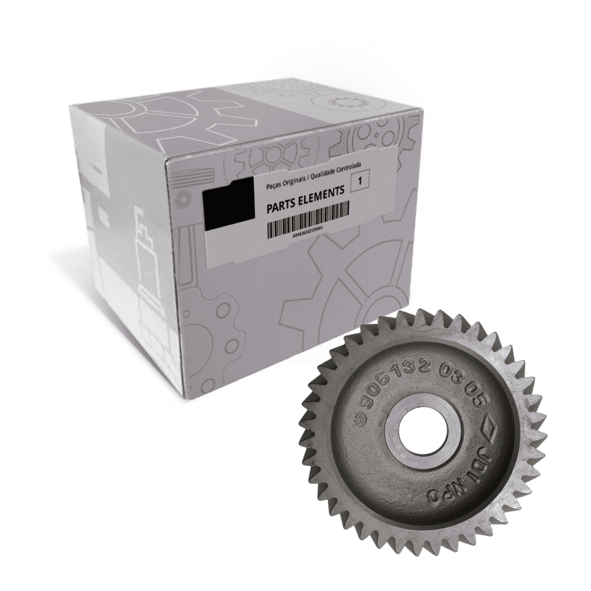 ENGRENAGEM DO COMPRESSOR DE AR 51X116MM MB ACCELO / ATEGO / AXOR / ATRON / 1215