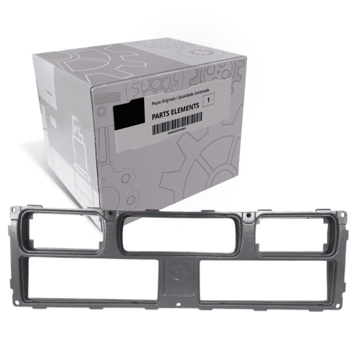 SUPORTE INTERNO PAINEL RADIO MB ATEGO 3033 3030 2730 2430 (9438461024)