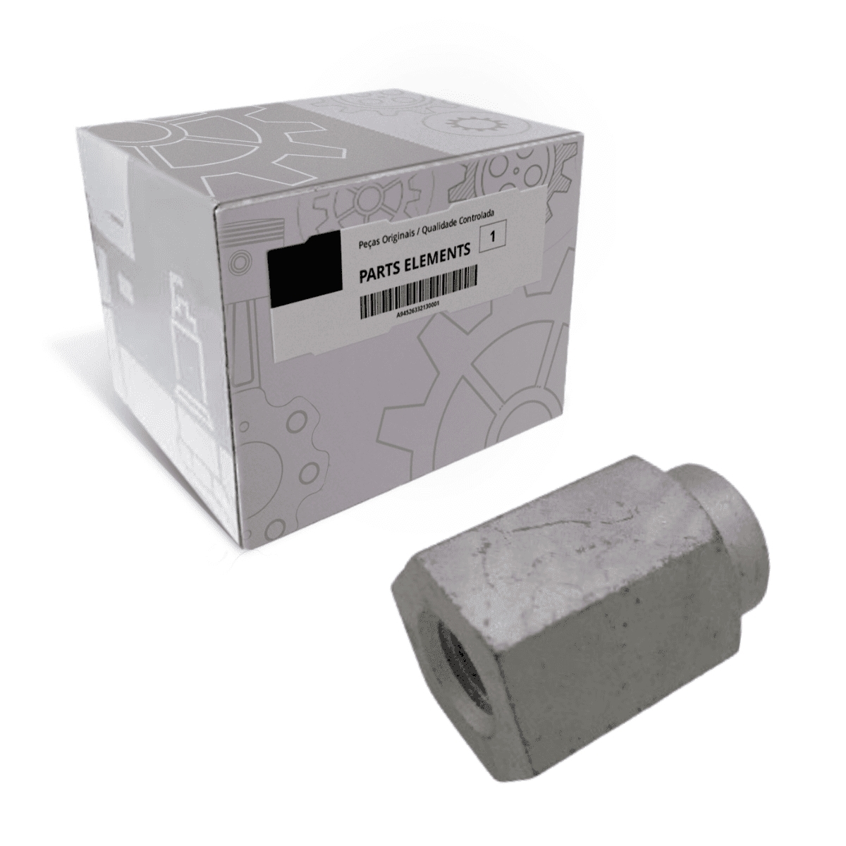 CONEXÃO DO PINO DA LAMINA SUSPENSÃO DA CABINE MB ATEGO / 1718 / 2423 (9589970