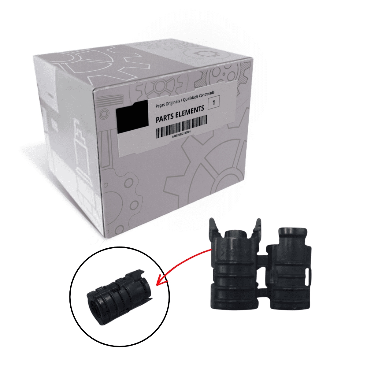 CAPA DE PROTEÇÃO DE TOMADA 180 GRAUS - PLASTICO MB ACCELO / 1218 (9795440042)