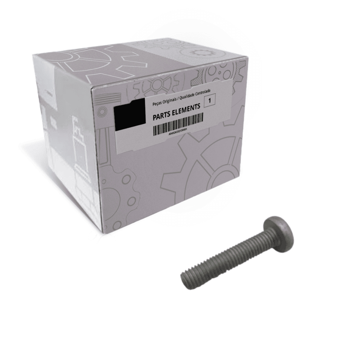 PARAFUSO CABECA PANELA C/FENDA HEXALOBULAR M8X40MM (9909905906)